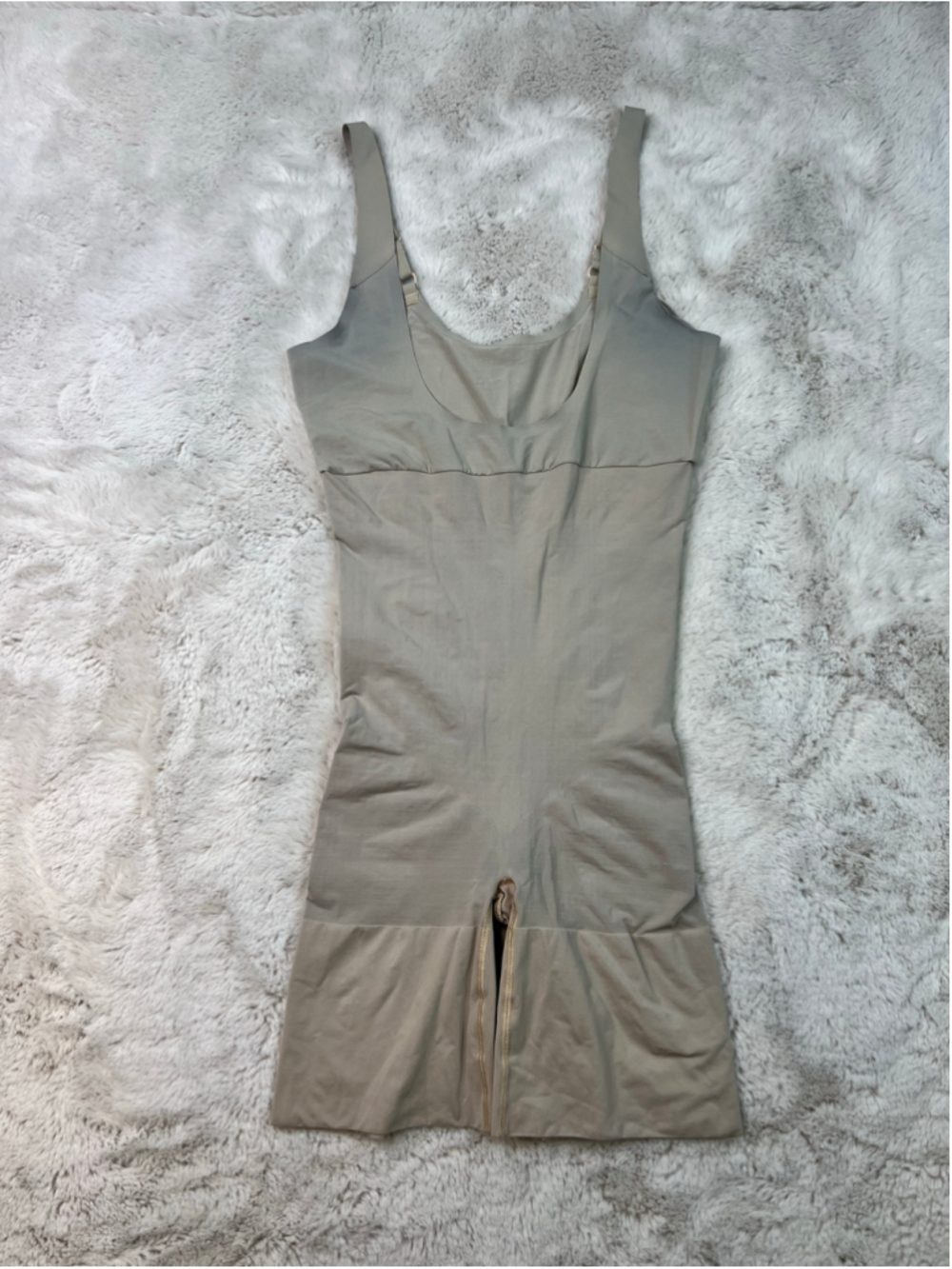 Spanx Shapewear Bodysuit Womens Size Large Beige Bodysuit Slimming